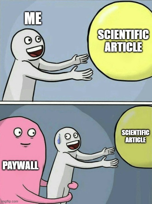 Scientific article paywall
